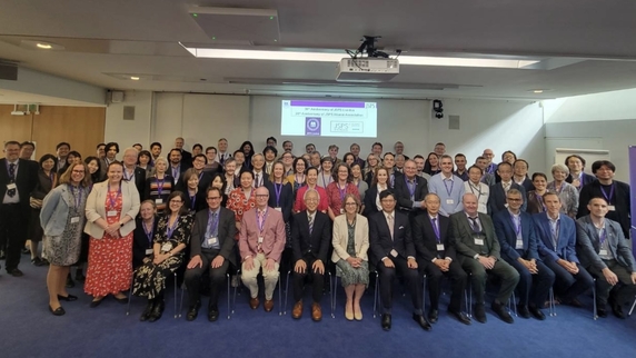 Group portrait of the ceremony participants