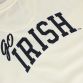 Cream Trad Craft Men's Notre Dame Ireland Crew Neck Sweatshirt, with Go Irish” printed on the back from O'Neill's.