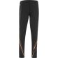 Black Kids' Louth GAA Weston Brushed Skinny Tracksuit Bottoms with zip pockets by O’Neills.