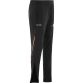 Black Kids' Louth GAA Weston Brushed Skinny Tracksuit Bottoms with zip pockets by O’Neills.