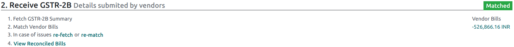 GSTR-2B Abgeglichen