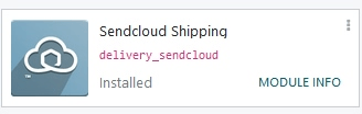 Odoo 앱 모듈의 Sendcloud 배송 모듈입니다.