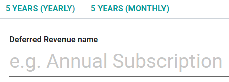 Deferred Revenue model button in Odoo Accounting