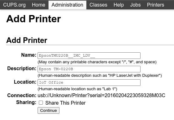 Adăugați o *Low Vertical Density* (parametrul `LDV`) la convenția de denumire.