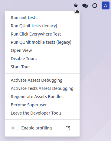 Accesarea instrumentelor pentru dezvoltatori