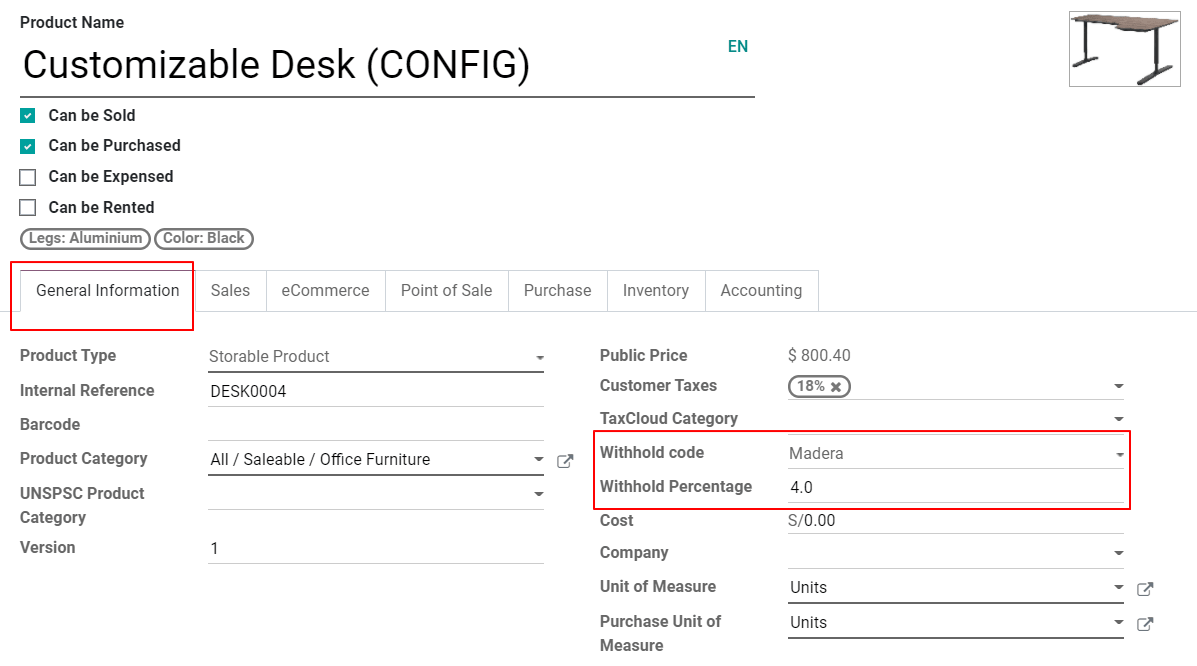 Detraktionsfält på produkter