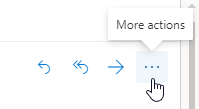 Knappen Fler åtgärder i Outlook