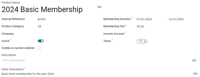 A new membership product in the members app.