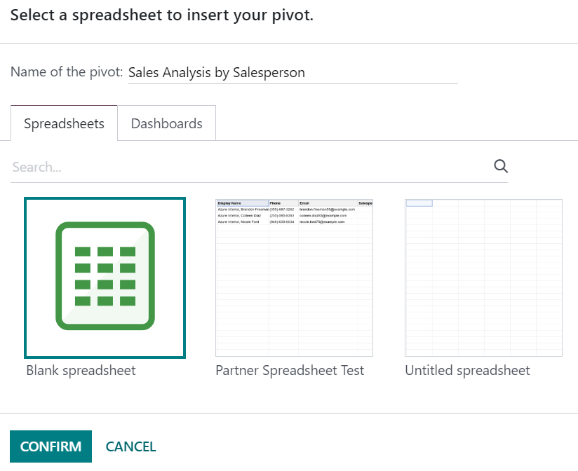 Een draaitabel invoegen in een spreadsheet