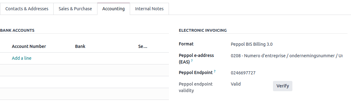 verify contact registration