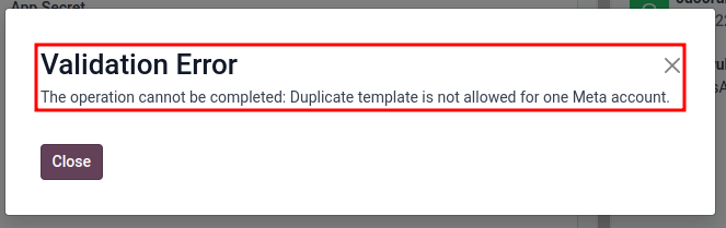 Erro de usuário populado no Odoo quando existe um modelo duplicado.