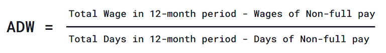 Hong Kong ADW Formula.