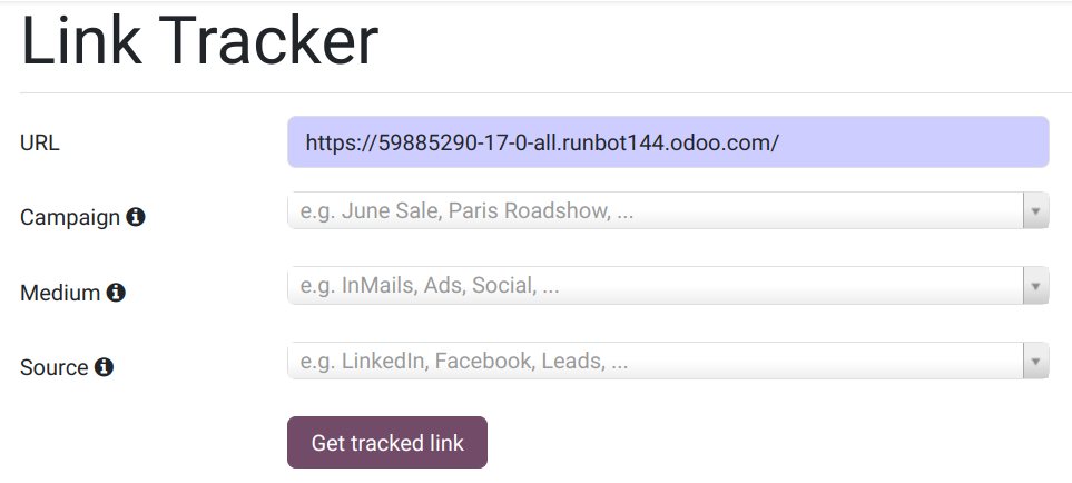 Erstellung einer Link-Tracker-URL