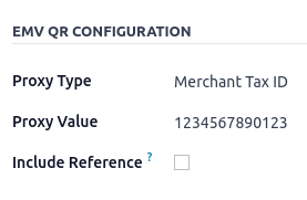 Configuración de la cuenta bancaria para el código PromptPay