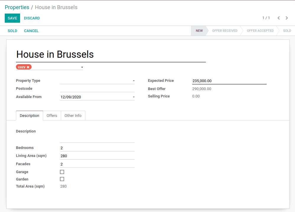 Form view with sprinkles