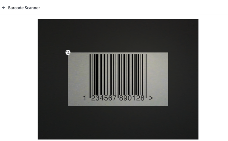 The Barcode Scanner window of the Registration Desk in the Odoo Events application.