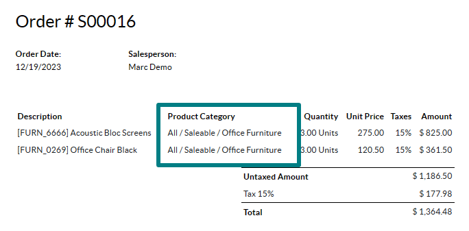 Add a Product Category column in a SO.