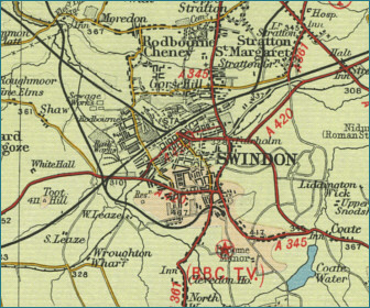 Swindon Map