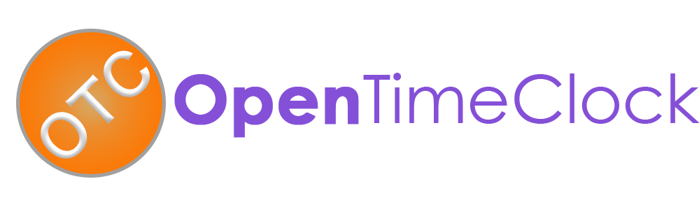 OpenTimeClock Logo - Employee Time Tracking and Scheduling Software