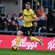 Sam Long on the ball for Oxford United earlier this season