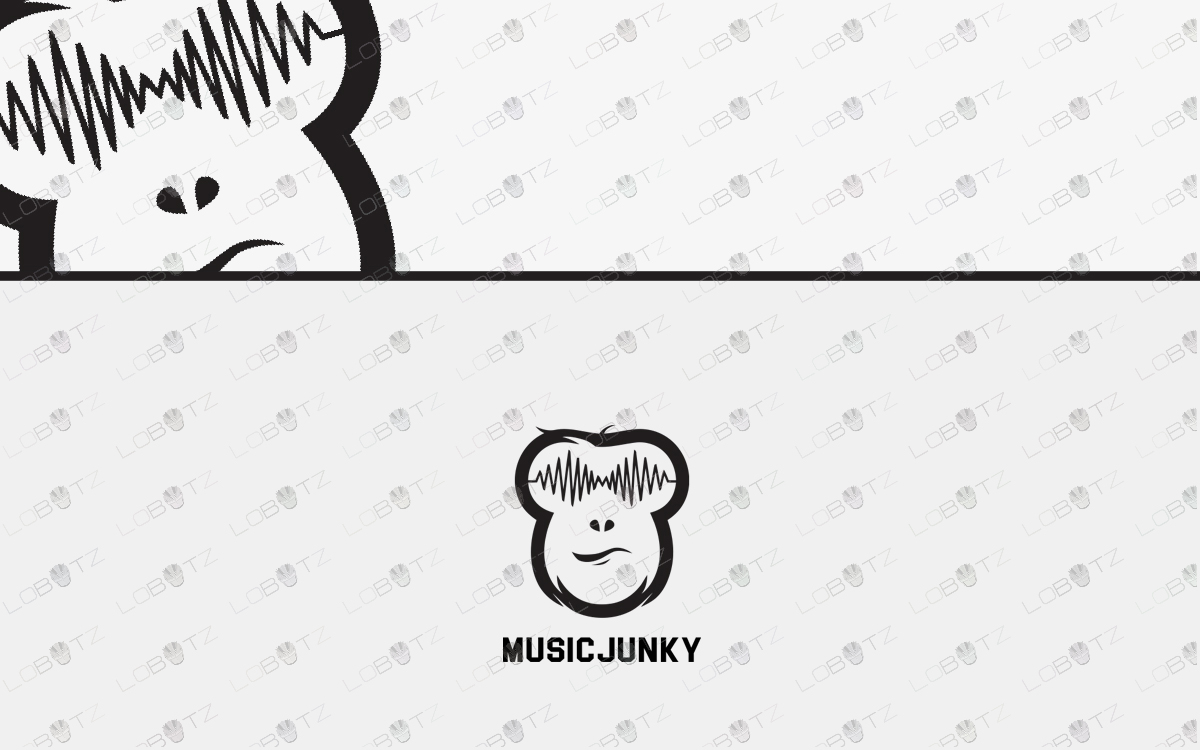 music logo music monkey logo for sale