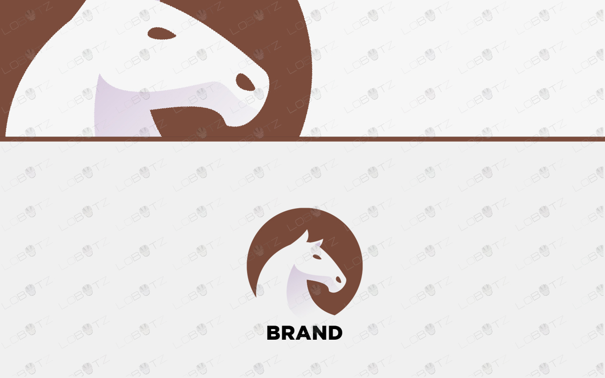 horse logo for sale premade horse logo