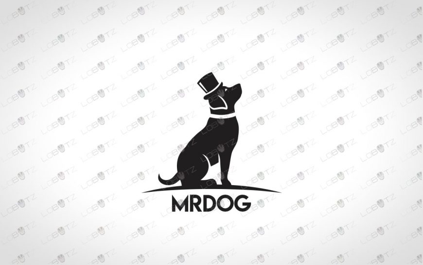 Premade Dog Logo | Prestige Sophisticated Dog Logo For Sale