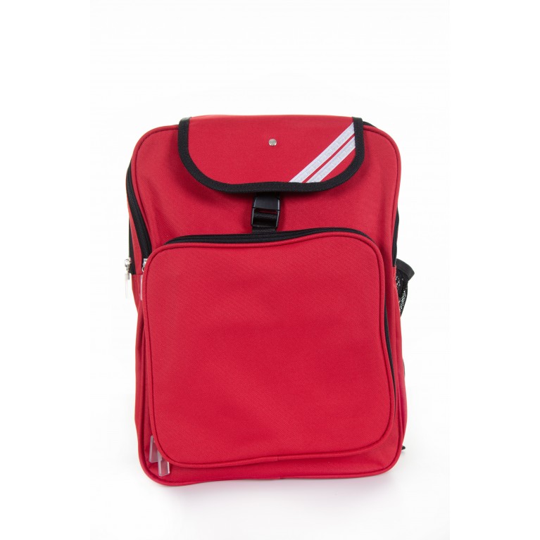 Plain Red Junior Backpack