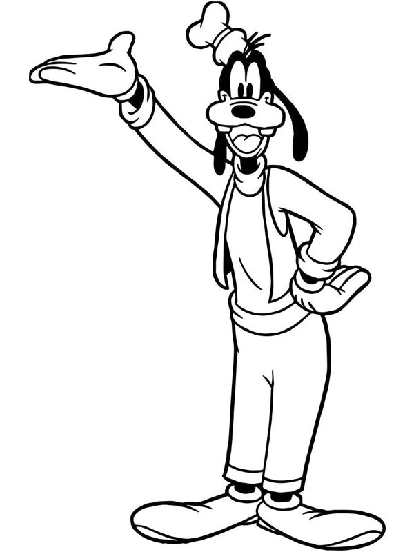 Goofy 05 Coloring Page For Kids Free Goofy Printable Coloring Pages Images