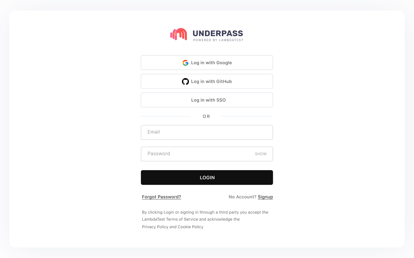 Enhanced login flexibility