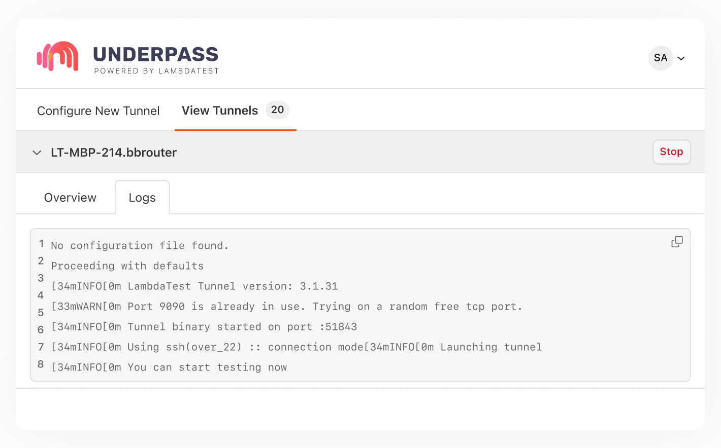 Streamlined Log Sharing