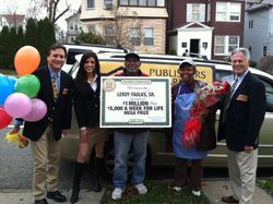 PCH Winner Leroy Faulks and the PCH Prize Patrol