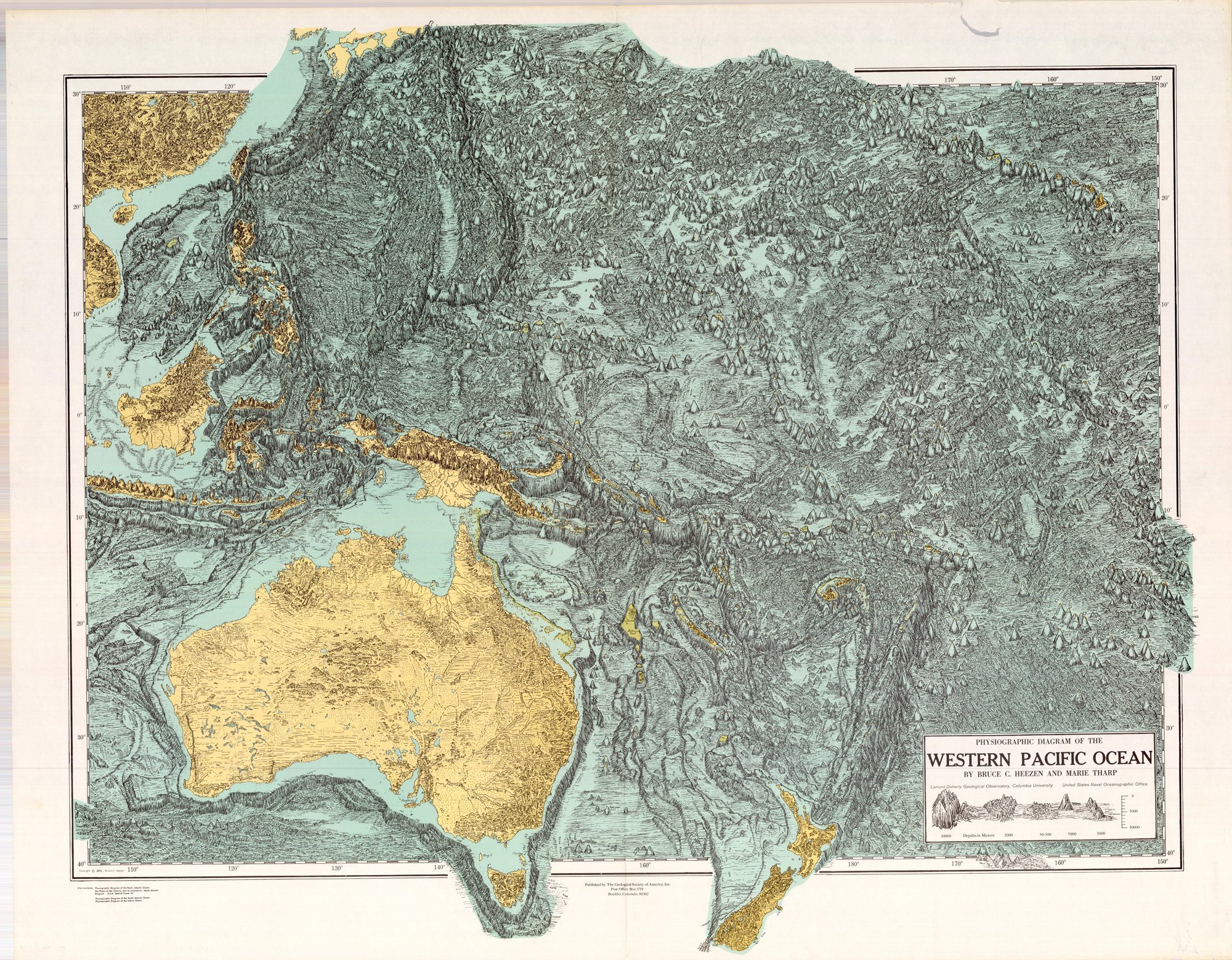 Pacific Ocean Floor Map