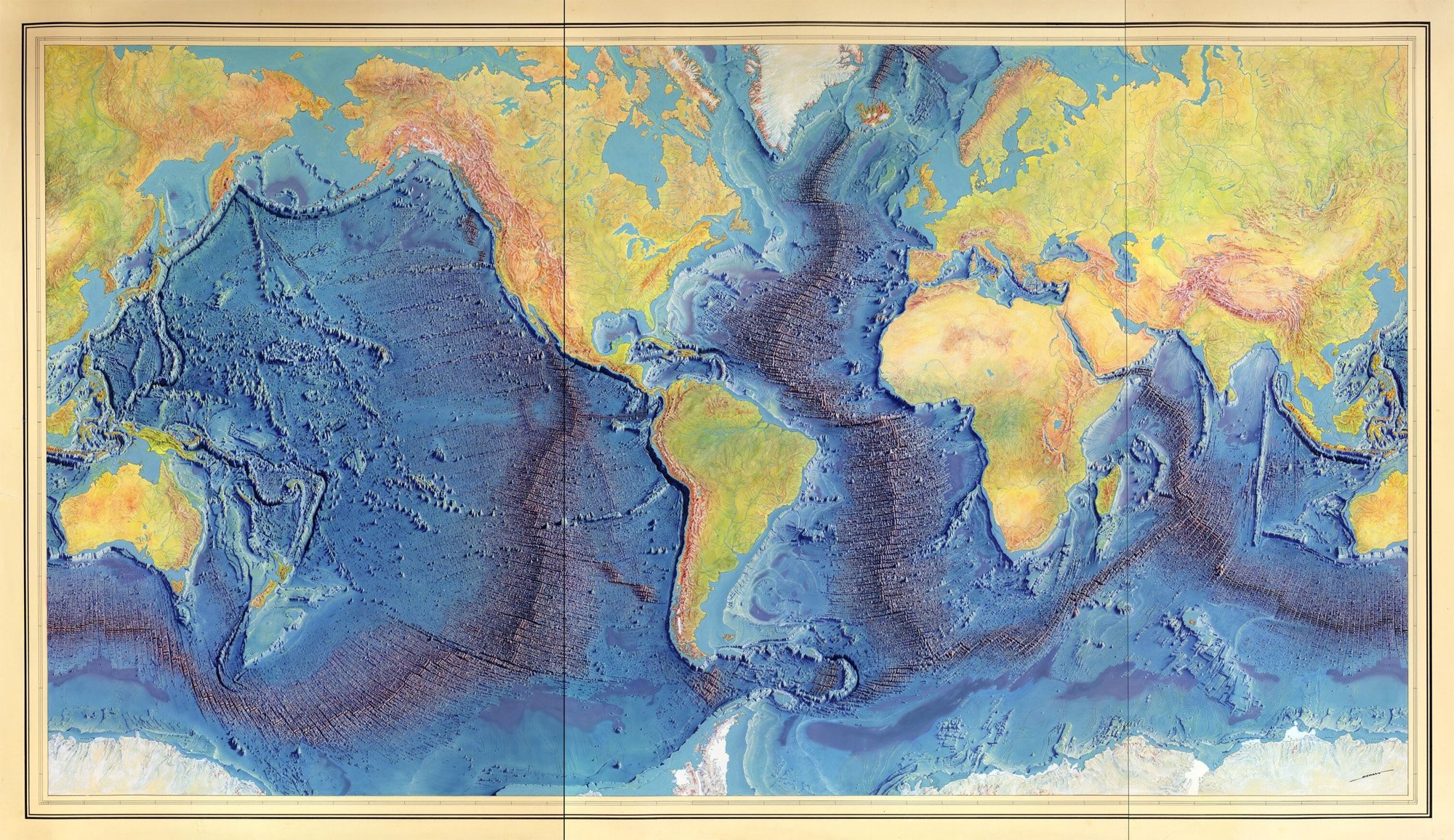 World Sea Map