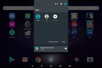 Android Guest mode options can be found in the Android notifications bar.