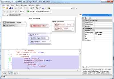 Graphical JSON Schema Editor