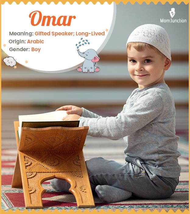 Omar meaning Gifted 