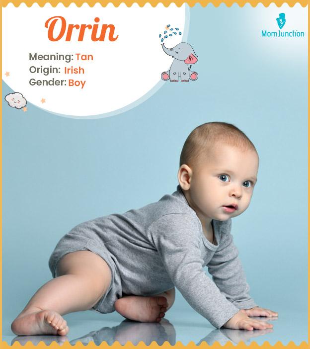 Orrin, an Irish name