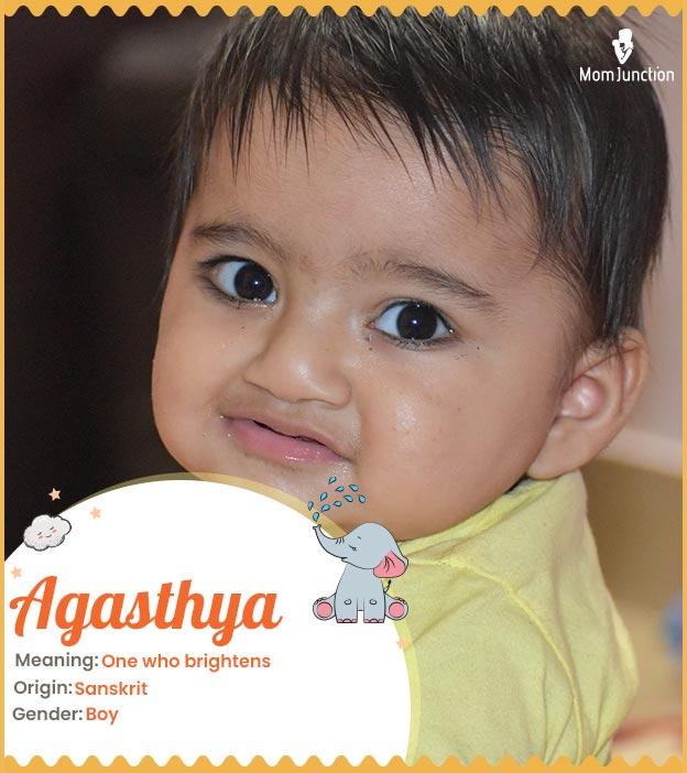 Agasthya means a sag