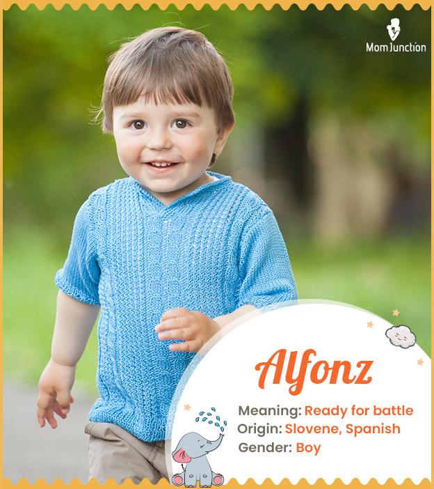 Alfonz meaning ready