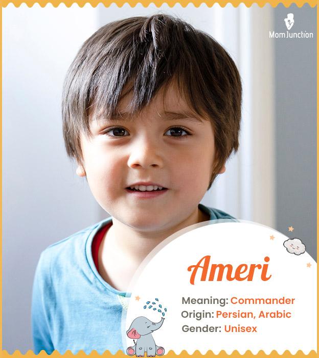 Ameri, meaning a pri