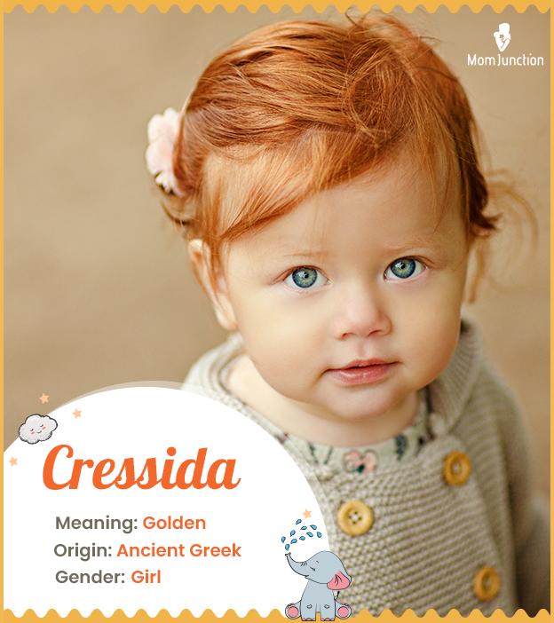 Cressida, meaning go