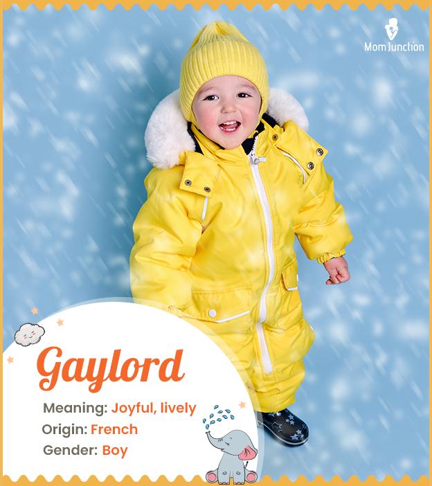 Gaylord, a joyful bo