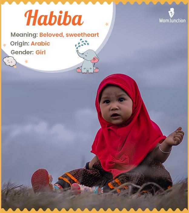 Habiba, meaning belo