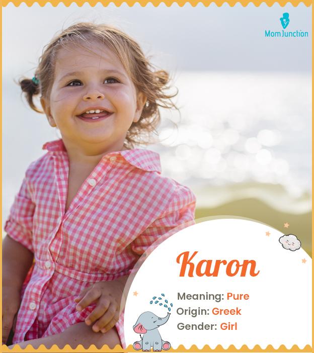 Karon, a Greek name