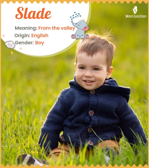 Slade, meaning valle