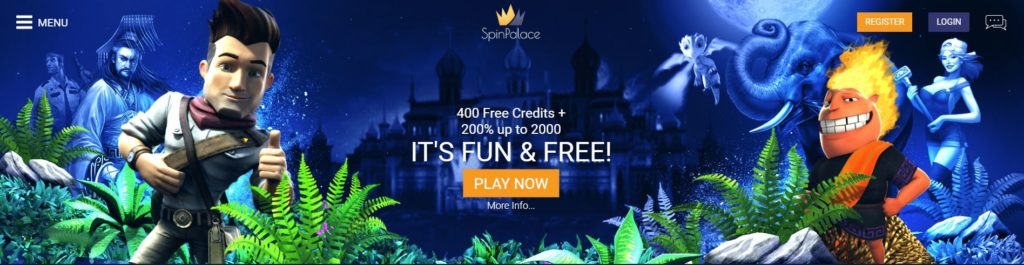 spin palace casino slots