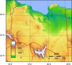 Libya Topography