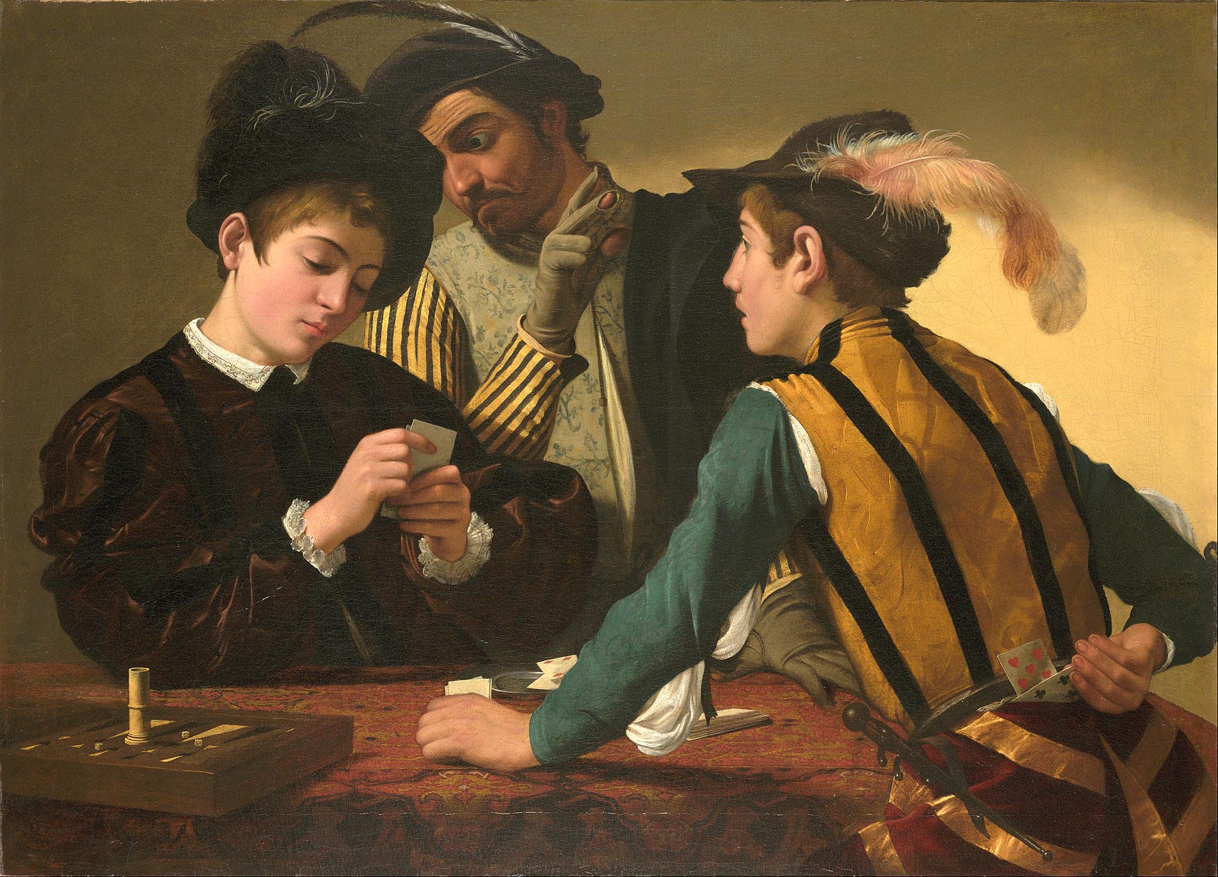 caravaggio cardsharps