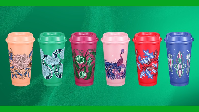 Starbucks 2024 holiday drinkware lineup